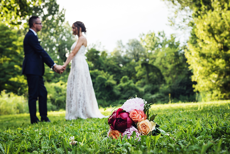 Davide Posenato fotografo matrimonio torino laura giorgio i giardini del meisino esterno